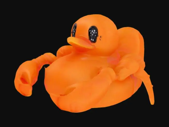 3D model for scorpio zodiac rubber duck
