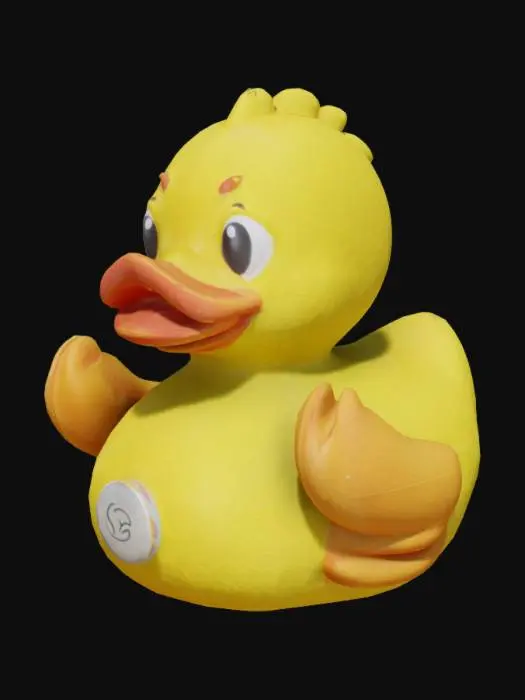 3D model for Cancer zodiac crab rubber duck