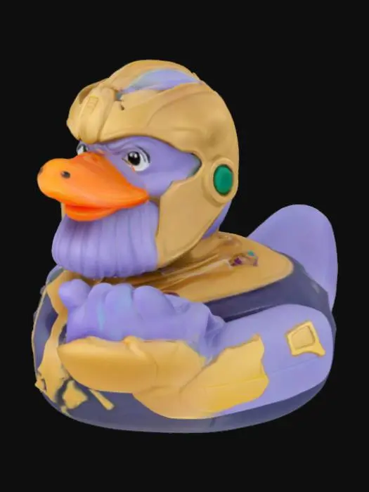 3D model for Thanos Rubber Duck