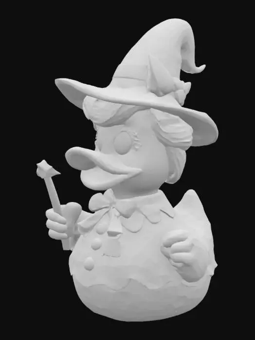 3D model for Glenda the good witch Rubber Duck
