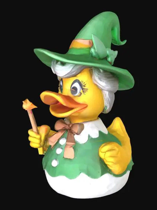 3D model for Glenda the good witch Rubber Duck
