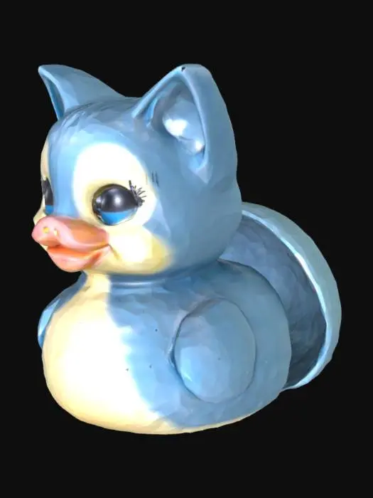 3D model for Ragdoll Cat Rubber Duck