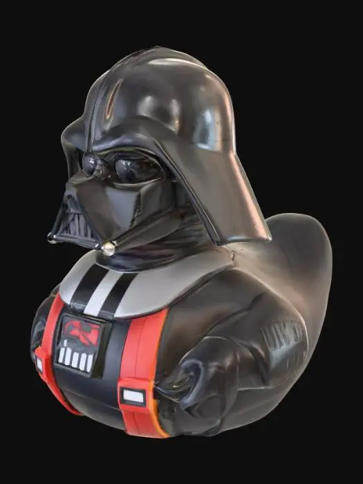 3D model for Darth Vader rubber duck.  optimized for 3d printing.  