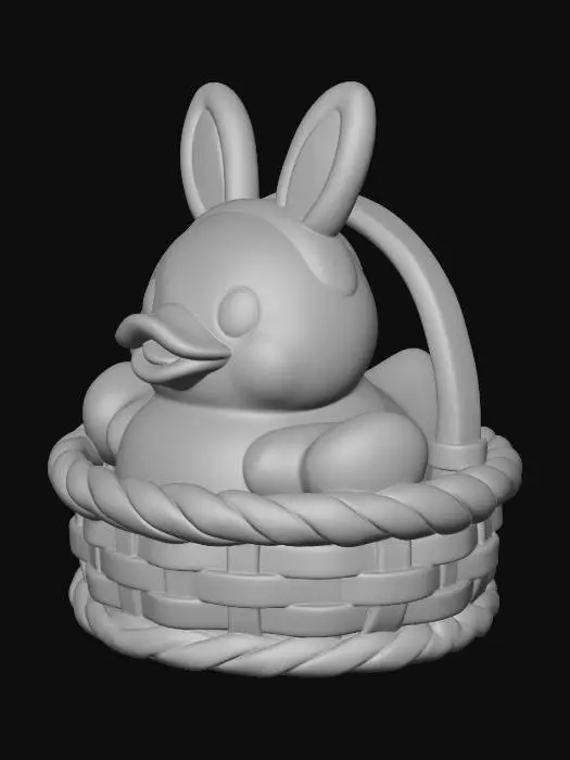 3D model for Easter Basket Duck 2