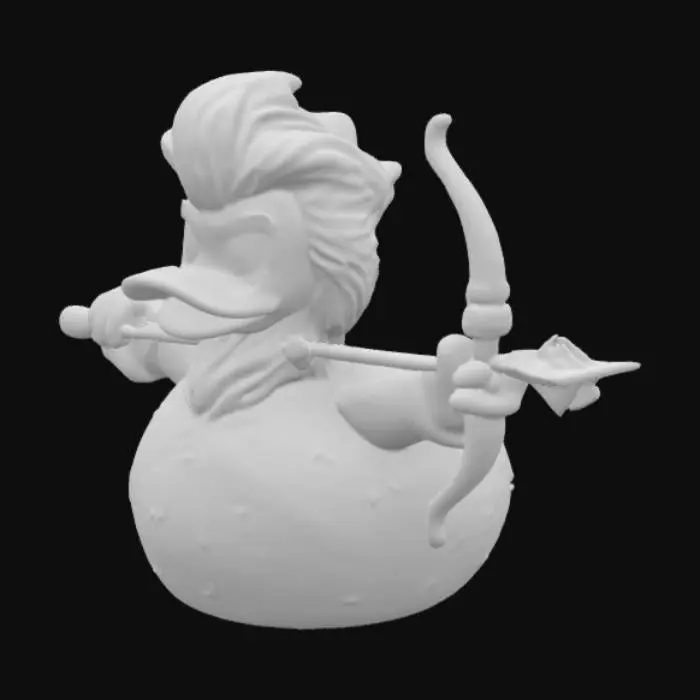 3D model for fierce archer Sagittarius zodiac rubber duck. It's a fire sign known for its adventurous, optimistic, and freedom-loving nature. Sagittarians are ruled by Jupiter, which is associated with luck, expansion, and wisdom.