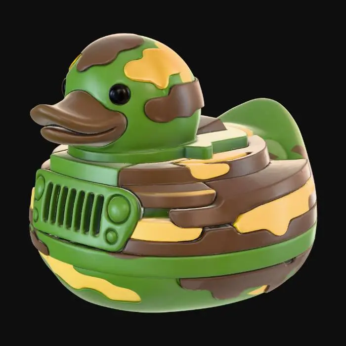 3D model for Futuristic Camo Quacker