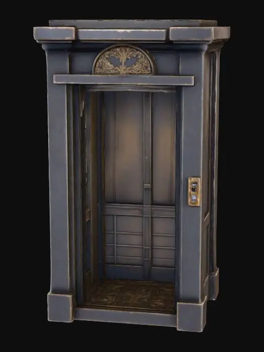 3D model for Vintage Elevator Replica