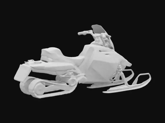 3D model for A Skidoo snowmobile