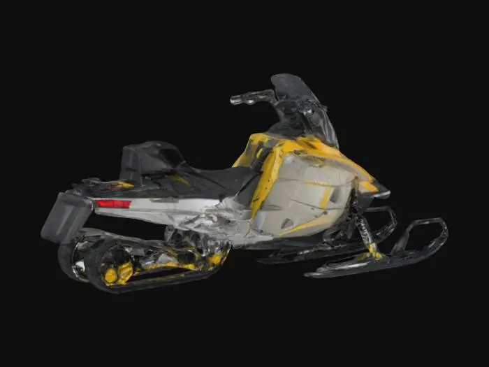 3D model for A Skidoo snowmobile