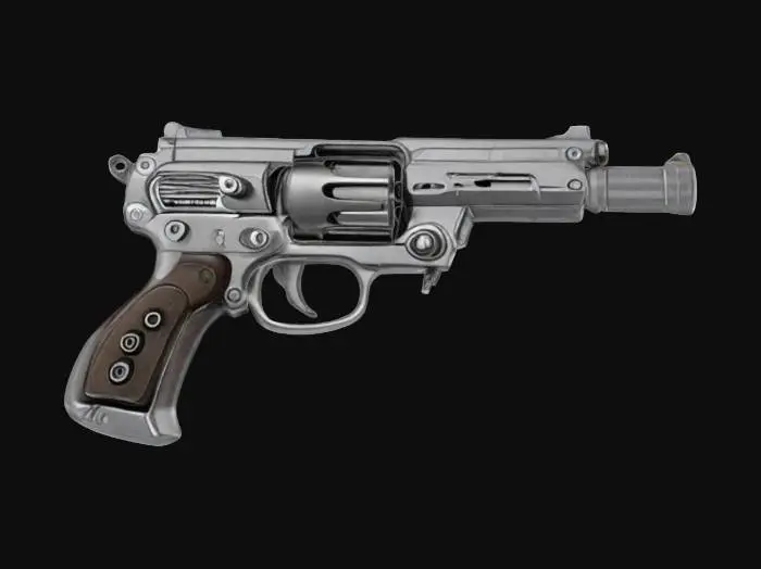 3D model for Futuristic Blaster Design