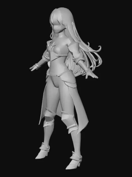 3D model for Roseblade Paladin