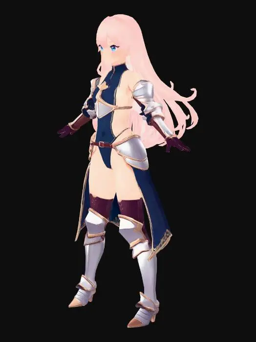 3D model for Roseblade Paladin