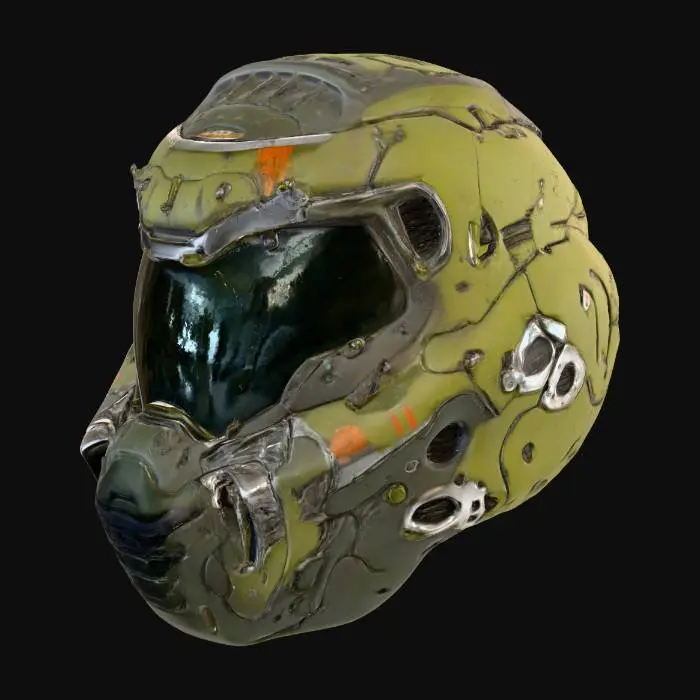 3D model for Armored Sentinel Helmet