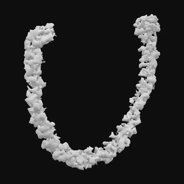 3D model for Orange Blossom Garland