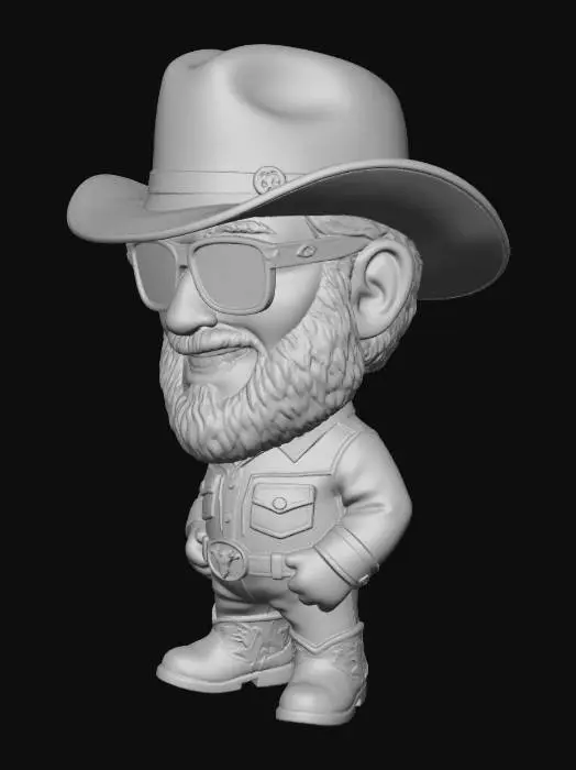 3D model for Bearded Buckaroo in Shades