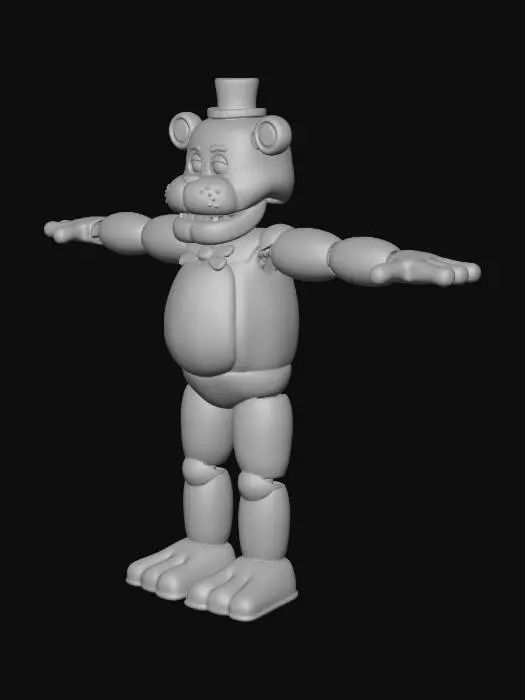 3D model for Bear Animatronic Model