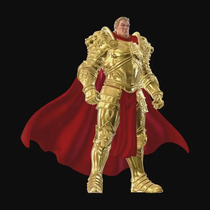 3D model for knight