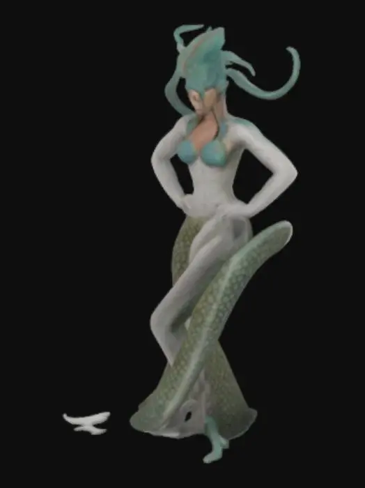 3D model for white_mesh