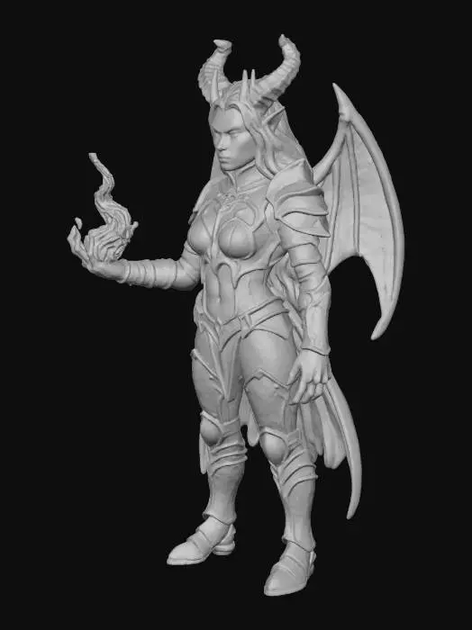 3D model for Dark Sorceress, #Halloween2025#