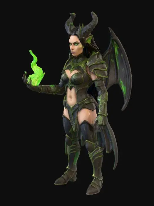 3D model for Dark Sorceress, #Halloween2025#