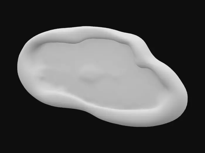 3D model for Abstract White Tray