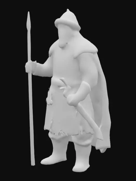 3D model for Warrior of the Steppes