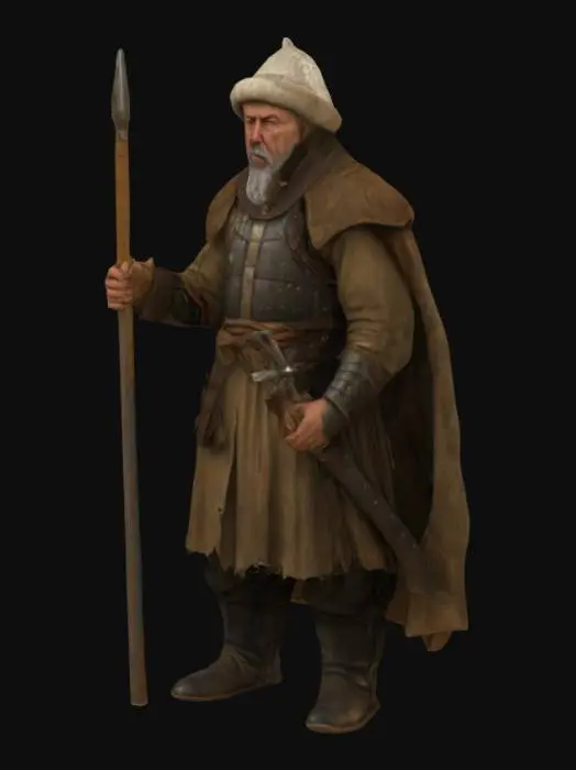 3D model for Warrior of the Steppes