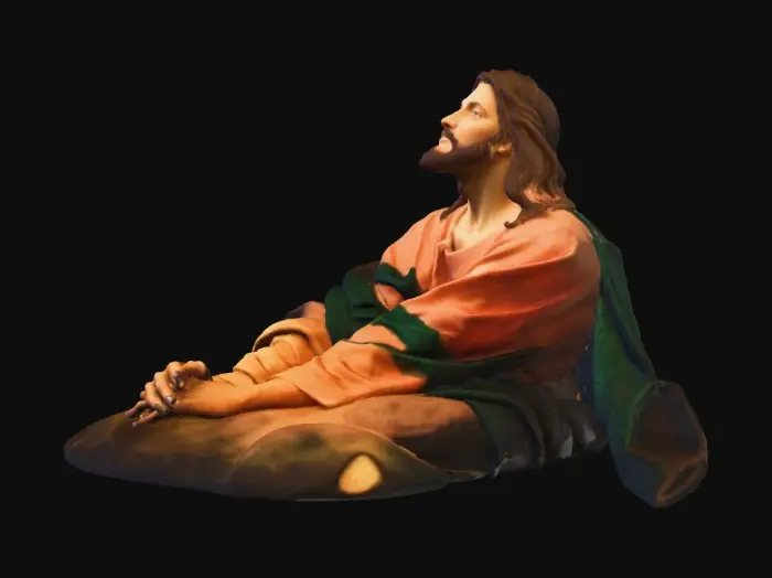 3D model for Gethsemane Prayer