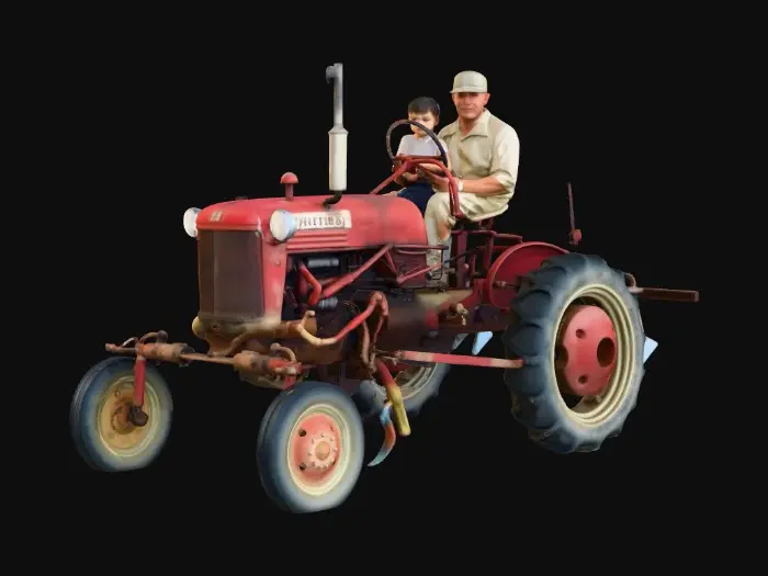 3D model for Grandfather's Tractor Ride