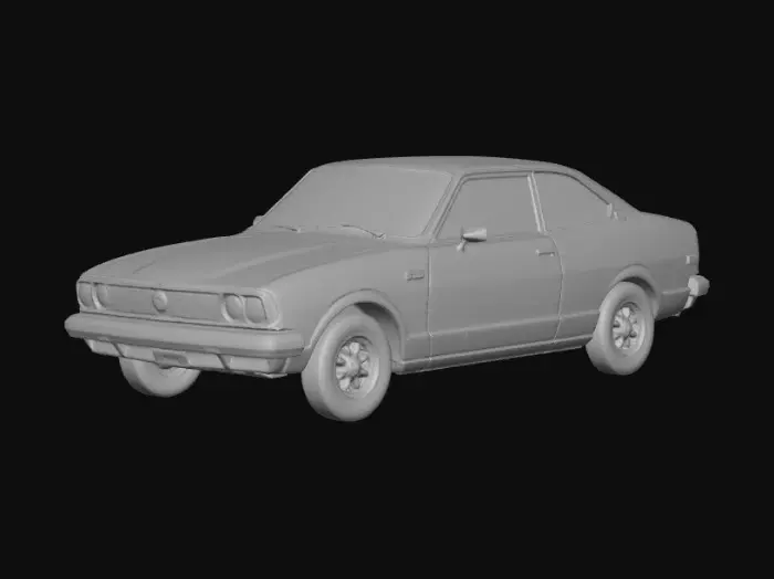 3D model for White Classic Coupe