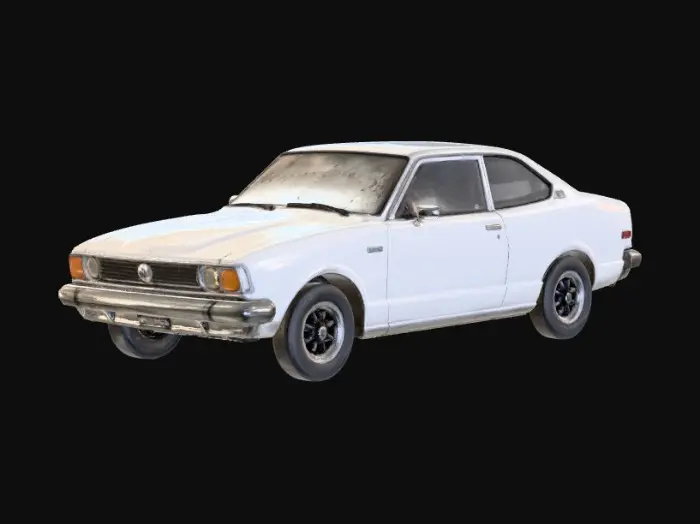 3D model for White Classic Coupe