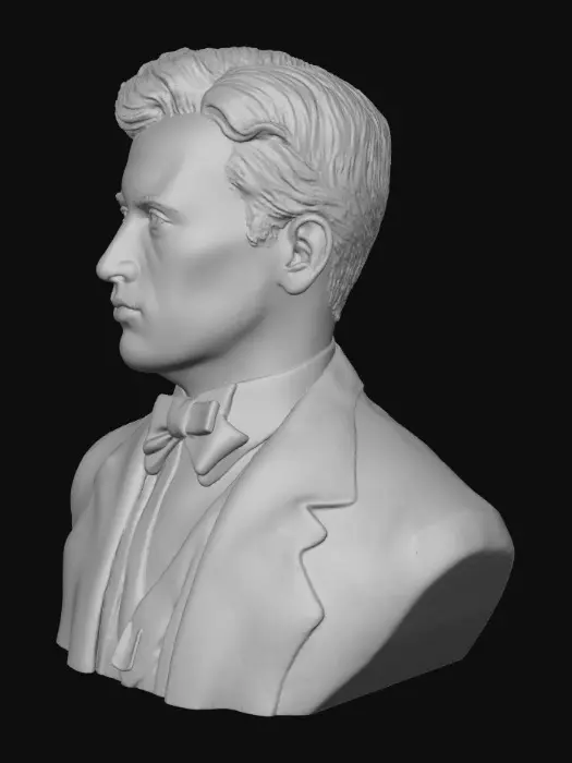 3D model for Portrait of a Gentleman in Formal Attire