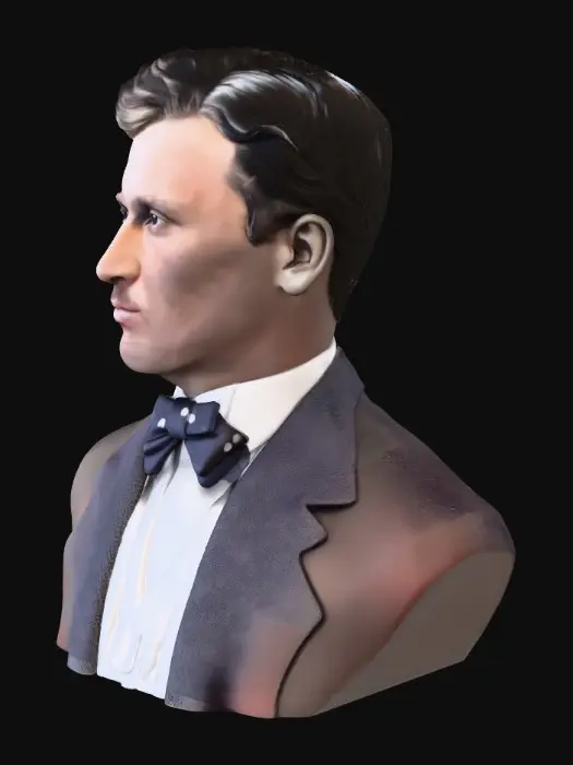3D model for Portrait of a Gentleman in Formal Attire