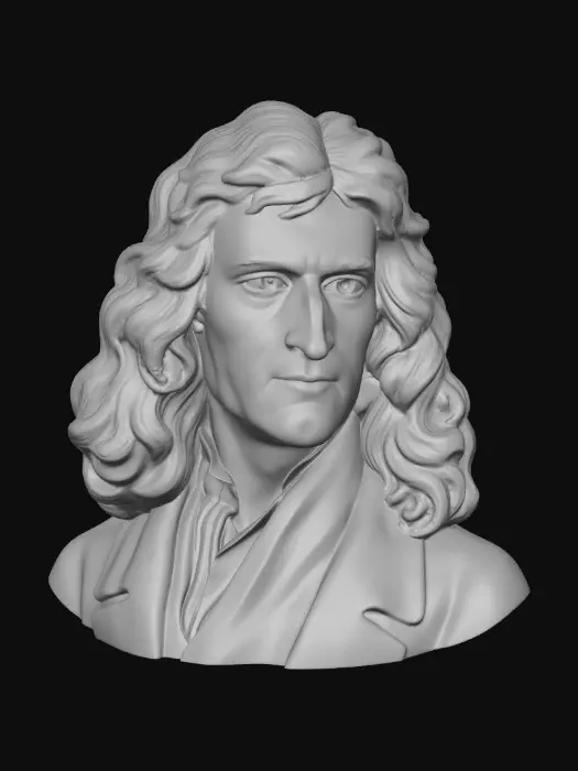 3D model for Portrait of a Scholar Newton