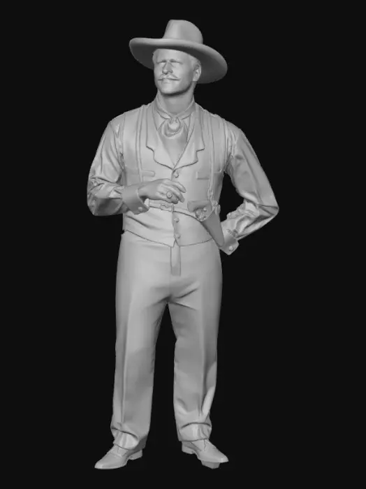 3D model for Doc Holiday Kilmer