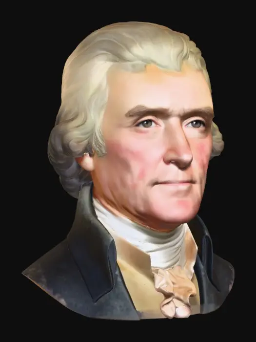 3D model for Thomas Jefferson