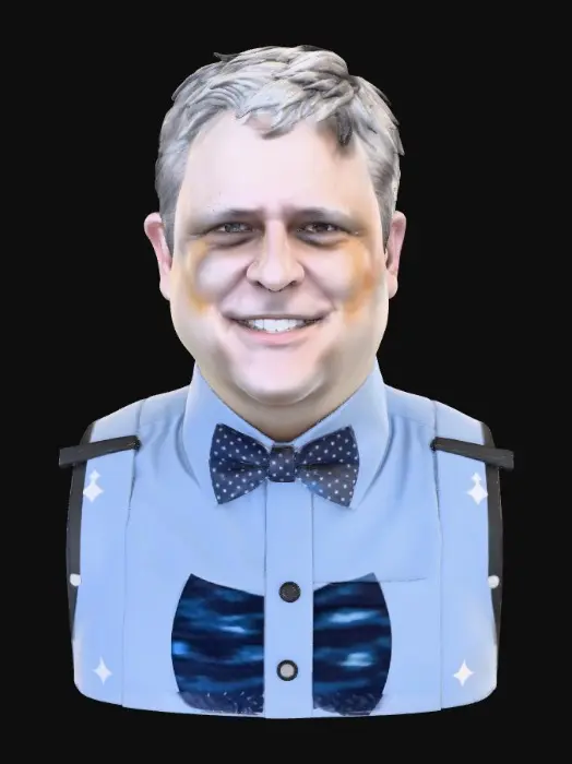 3D model for Gentleman in Bow Tie