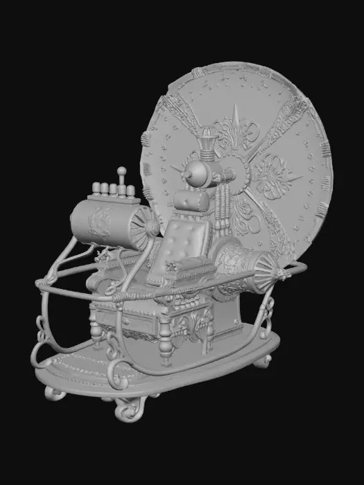 3D model for Time Traveler's Throne