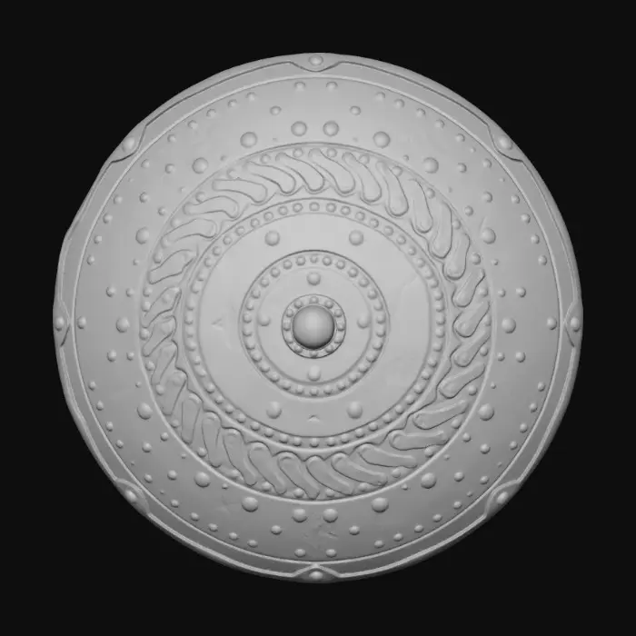 3D model for Round Shield Design