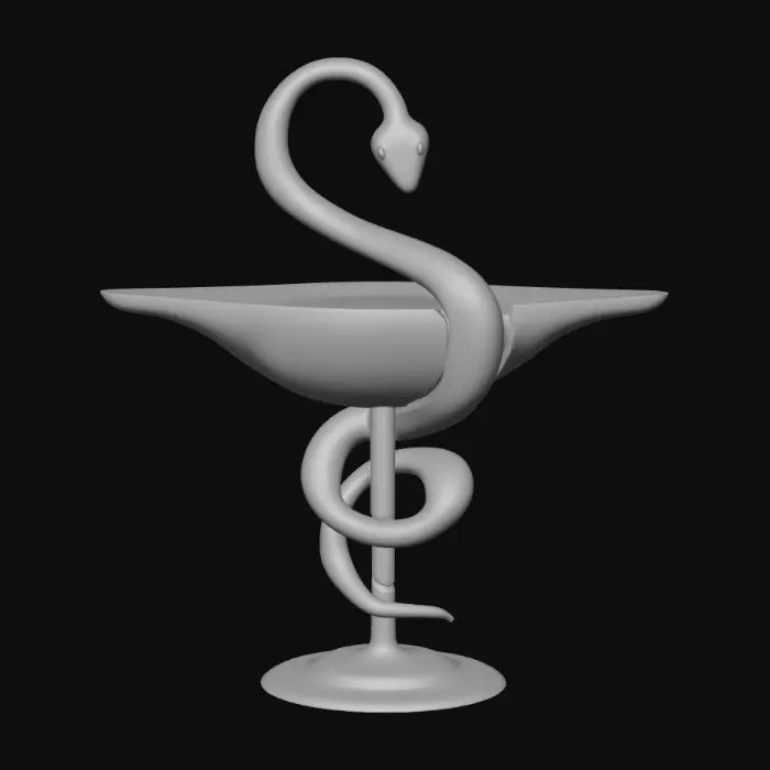 3D model for Pharmacy Symbol