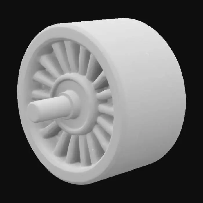 3D model for Silver Rotor Model
