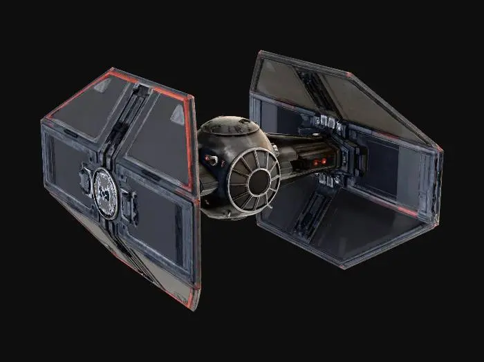 3D model for TIE Interceptor