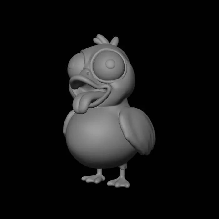 3D model for Crazy Duck Character Sheet