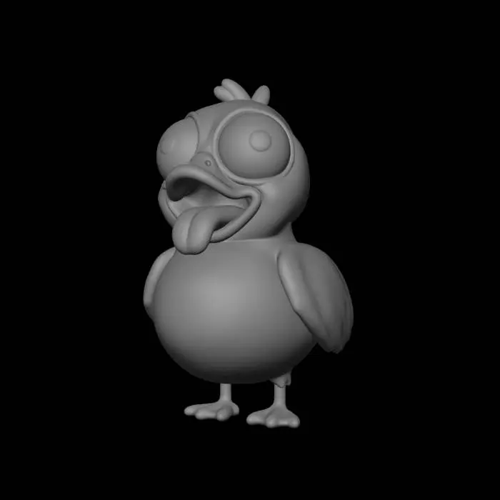 3D model for Crazy Duck Character Sheet
