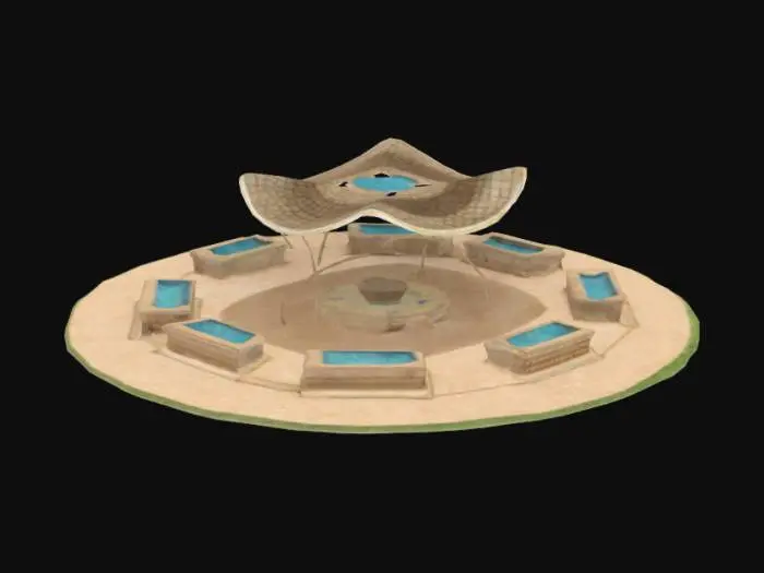 3D model for Fountain Oasis Design