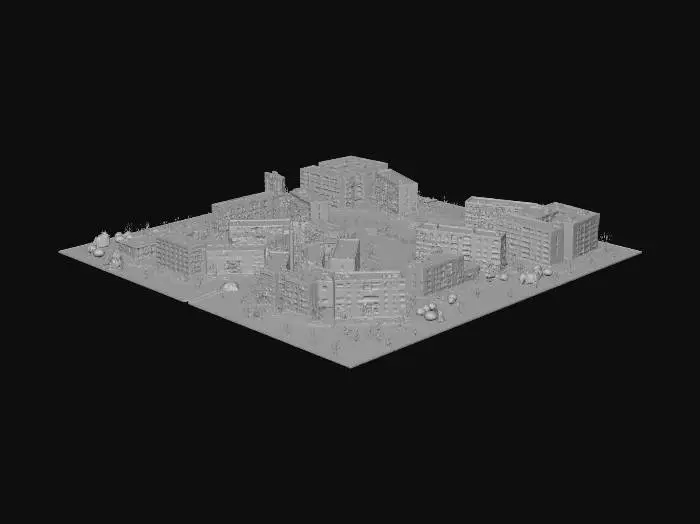 3D model for Desolation Urban Landscape