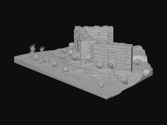 3D model for Aftermath Silence