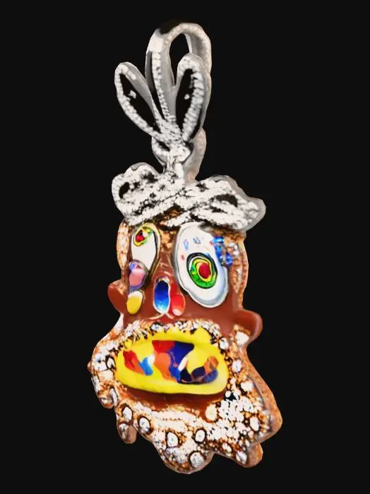 3D model for Colorful Monster Pendant