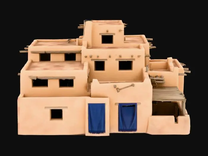 3D model for Adobe Dwelling