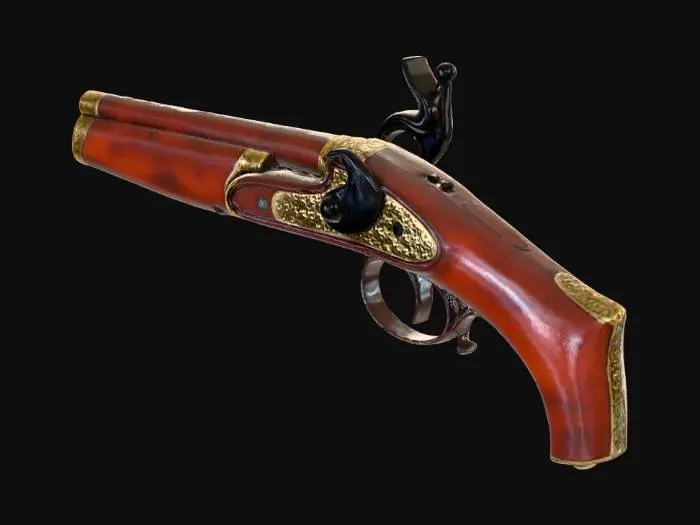 3D model for An old British Blunderbuss inspired by Guts & Blackpowder